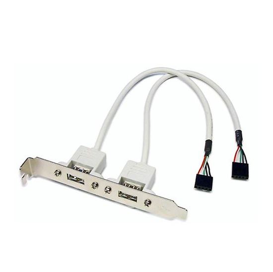 DYNAMIX USB SLOT Card. USB-A Female Connector to 2x 5-Pin Dynamix — view 2