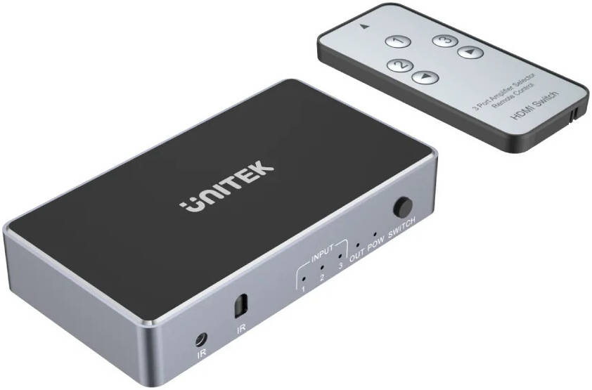 UNITEK 3-In-1-Out 4K HDMI 1.4b Switch. Supports up to 4K@30Hz Unitek — view 2