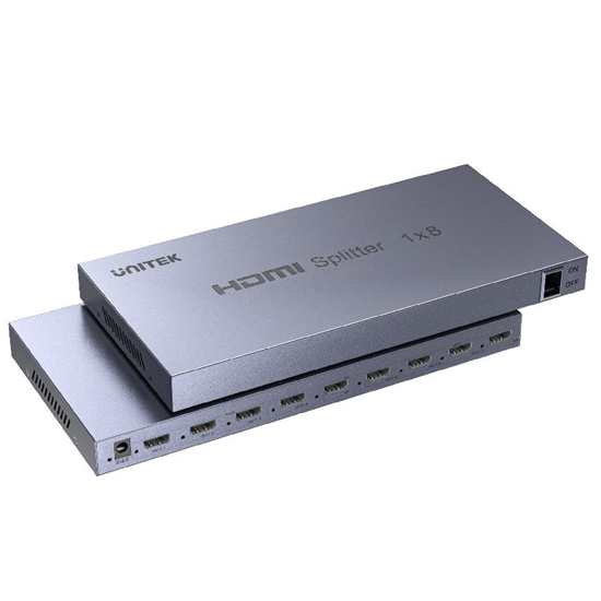 UNITEK 1-In-8-Out 4K HDMI 1.4 Splitter. Supports up to 4K@30Hz Unitek — view 2