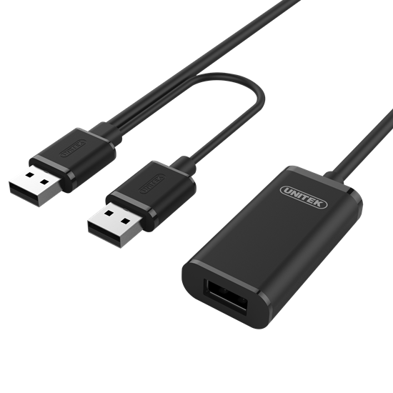 UNITEK 20m USB 2.0 Active Extension Cable. Built-in Extension Unitek — view 2
