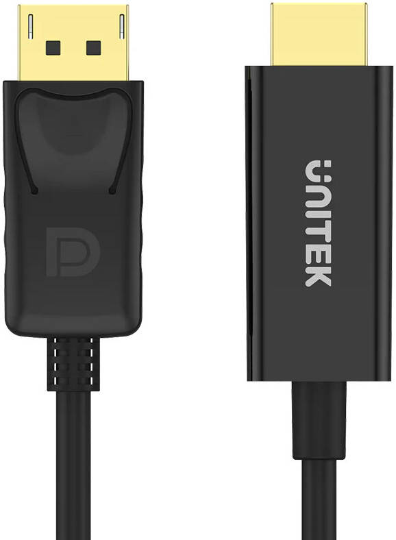 UNITEK 1.8m DisplayPort to HDMI Cable. Supports FHD up to 1920x1200 Unitek — view 2