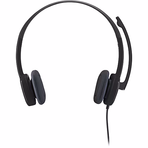 H151 Stereo Wired Headset Black Logitech — view 2