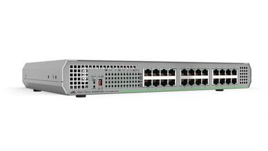 AT-GS910/16-40 16 port 10/100/1000T unmanaged switch with internal PSU Allied Telesis — view 2