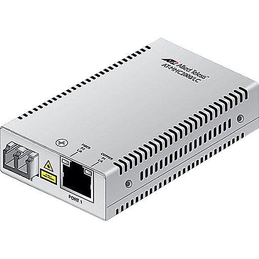 AT-MMC2000/LC-960 10/100/1000T to 1000SX/LC MM Media & Rate Converter- Multi-region PSU- TAA (Federal) Allied Telesis — view 2