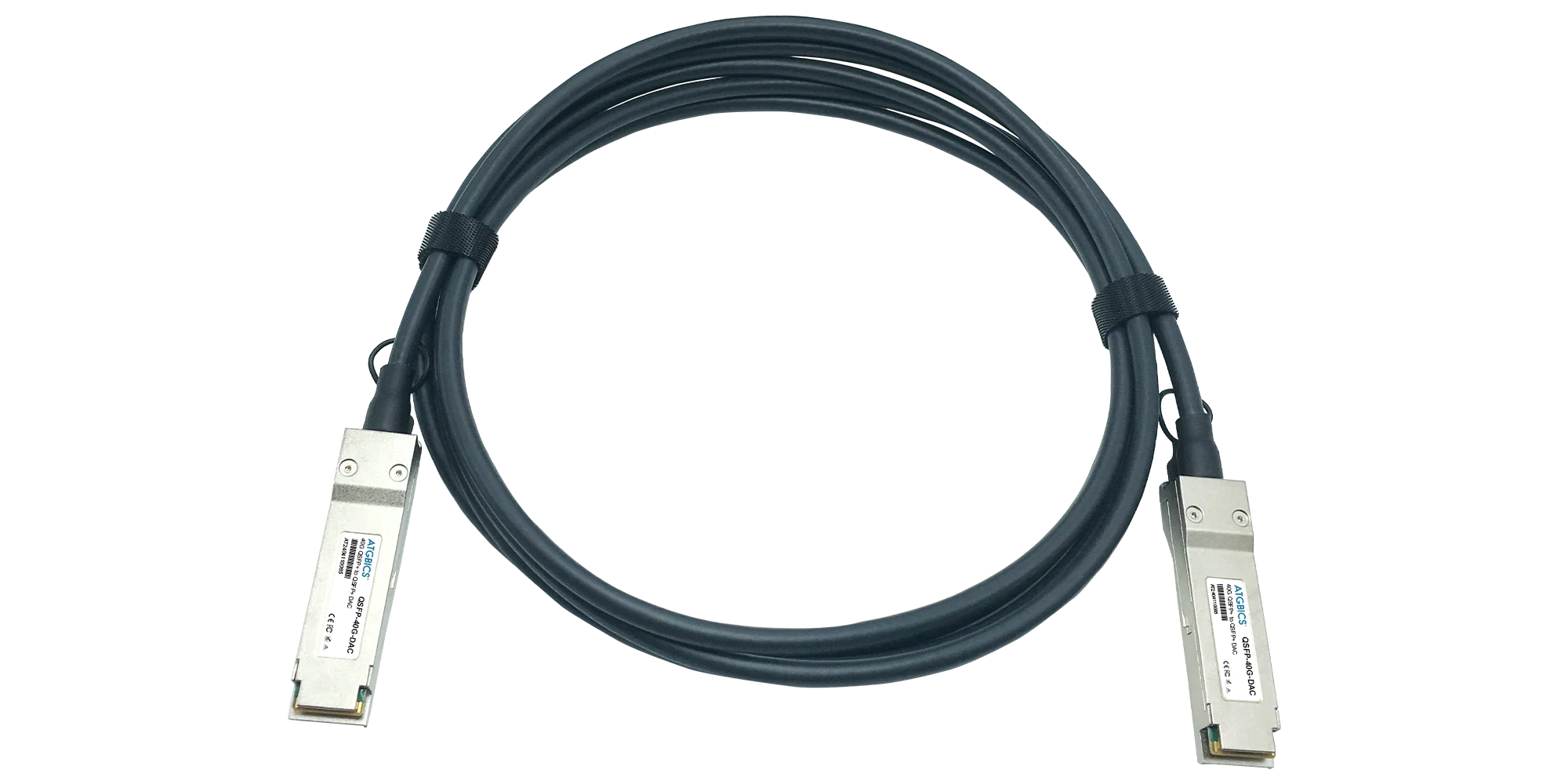 AT-QSFP1CU 40G QSFP+ direct attach cable 1m 10+ (each) # Allied Telesis — view 2