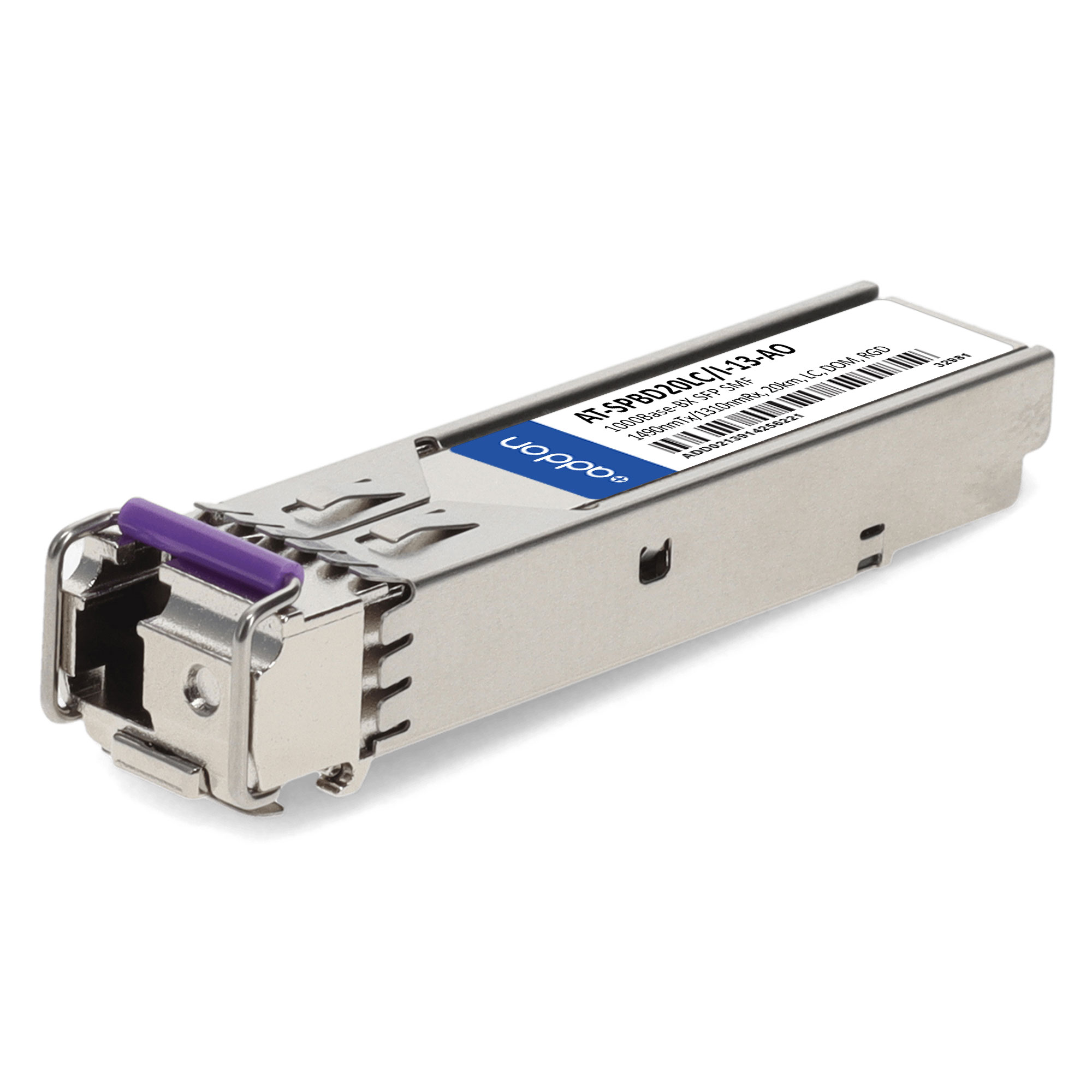 AT-SPBD20LC/I-13 1000SX SFP Bidirectional LC(1310) Allied Telesis — view 2