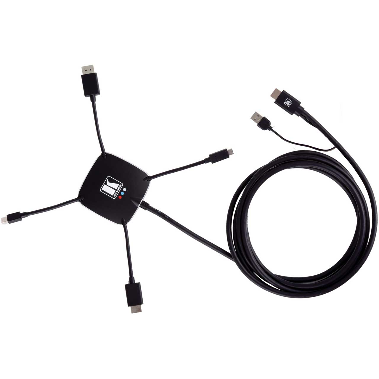 K-SPIDER Active Multi Format Input (M) to HDMI Output (M) Adapter Cable Kramer — view 2