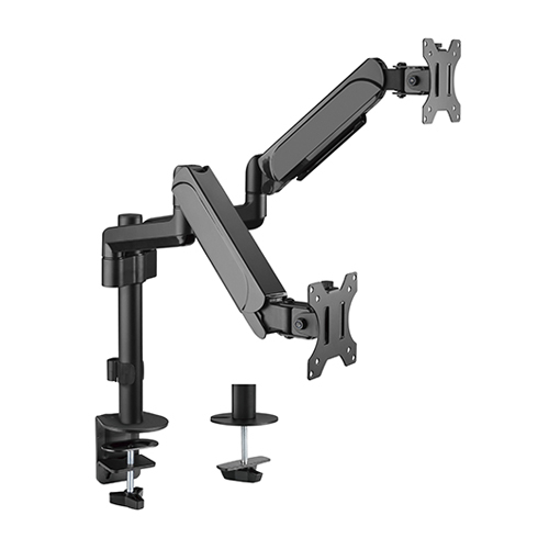 BRATECK Elegant Dual 17"-32" Counter Balance Monitor Pole Mount Brateck — view 2