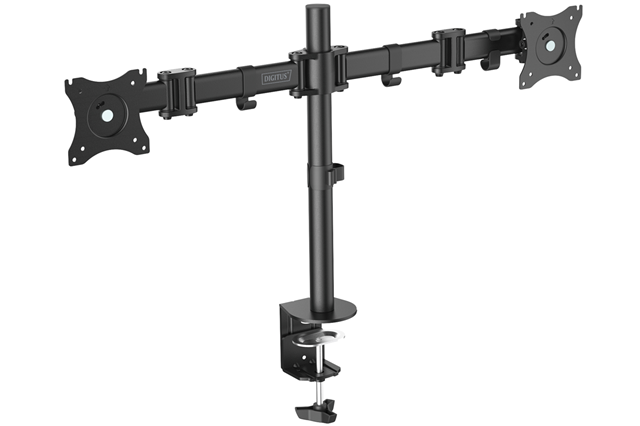 Digitus 15-27" Dual Monitor Stand with Clamp Base Digitus — view 2