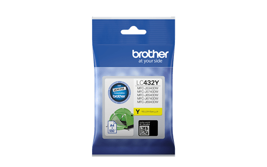 Brother LC432Y Yellow Ink Cartridge Brother — view 2