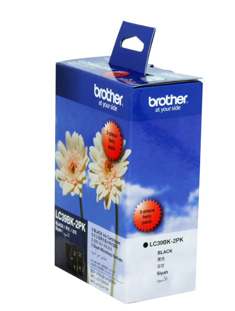 Brother LC39BK2PK Black Ink Cartridge Twin Pack Brother — view 2