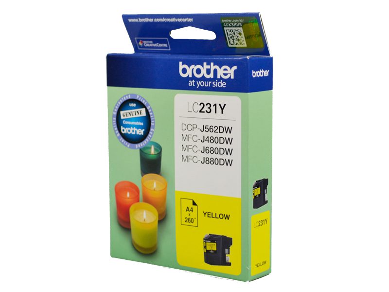 Brother LC231Y Yellow Ink Cartridge Brother — view 2