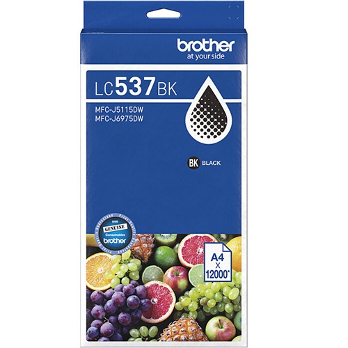 Brother LC537BK Black Ink Cartridge Brother — view 2