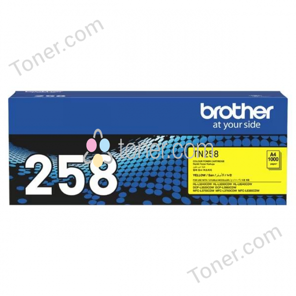 Brother TN258Y Toner Yellow Brother — view 2