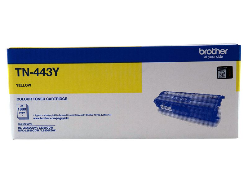 Brother TN443Y Yellow High Yield Toner Brother — view 2