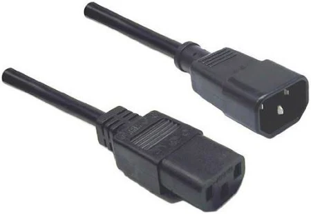 10A/250V IEC (M) to IEC (F) 1.8m Power Cord - Bulk Digitus — view 2