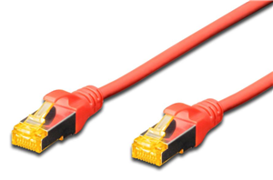 Digitus S-FTP CAT6A Patch Lead - 2M Red Digitus — view 2