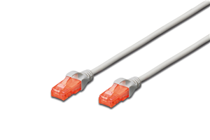 Digitus UTP CAT6 Patch Lead - 1M Grey Digitus — view 2