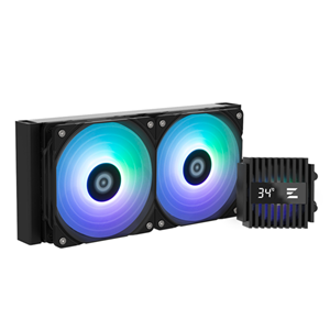 Zalman Alpha2 24 ARGB Black Liquid Cooler - Dual 120mm Fan 5yr w Zalman — view 2