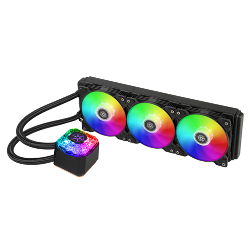 SilverStone IG360-ARGB Ice Gem Liquid Cooler - Triple Fan TR4/5 SilverStone — view 2