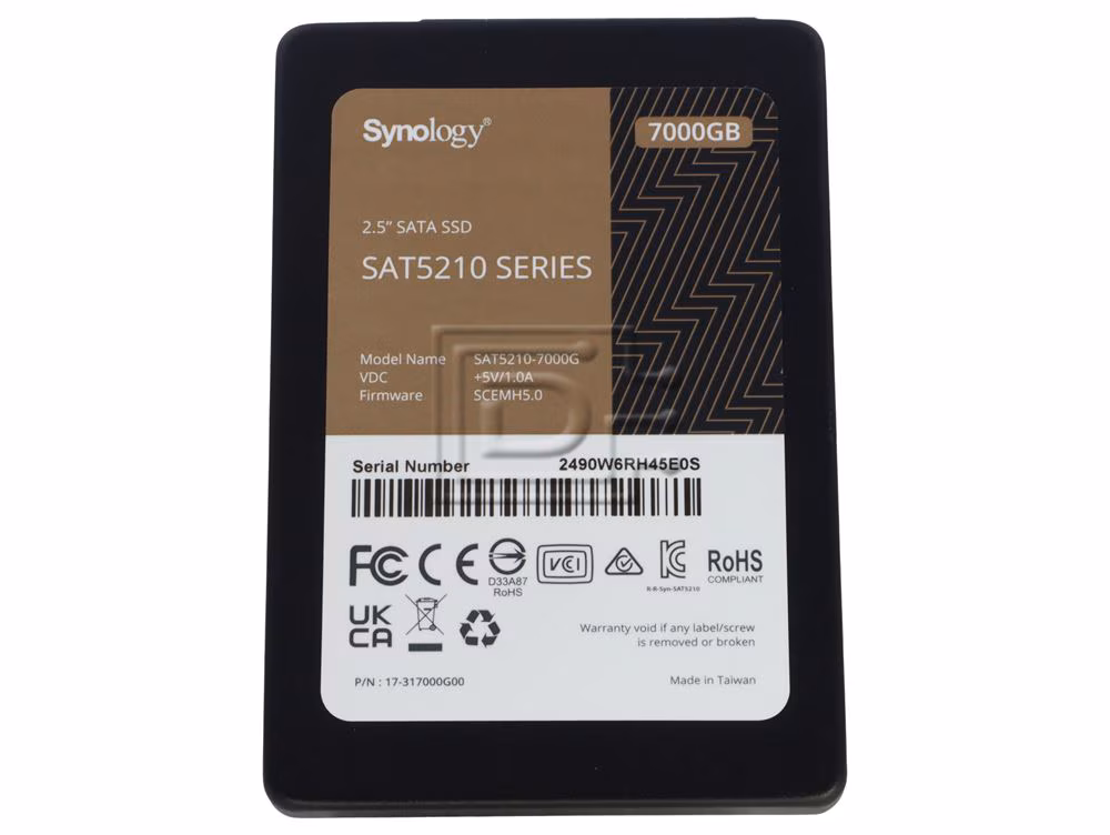 Synology SAT5210-7000G 2.5" SATA SSD 7TB for NAS Synology — view 2