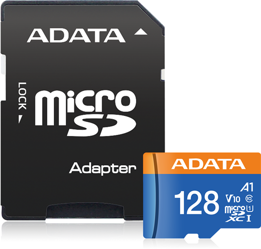 ADATA Premier microSDXC UHS-I A1 V10 Card with Adapter 128GB Adata — view 2
