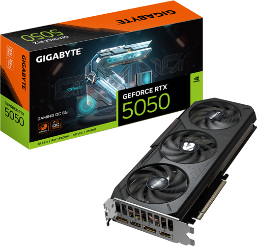Gigabyte GV-N5050GAMING OC-8GD RTX5050 8GB Graphics Card Gigabyte — view 2