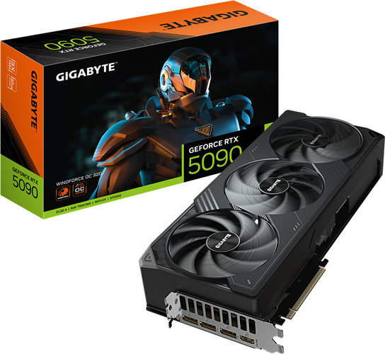 Gigabyte GV-N5090WF3OC-32GD RTX5090 32GB Graphics Card Gigabyte — view 1
