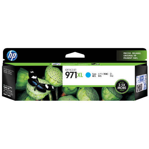 HP 971XL Cyan High Yield Ink Cartridge HP — view 2