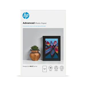 HP Advanced 10x15cm Glossy 250gsm Photo Paper - 50 Sheets HP — view 2