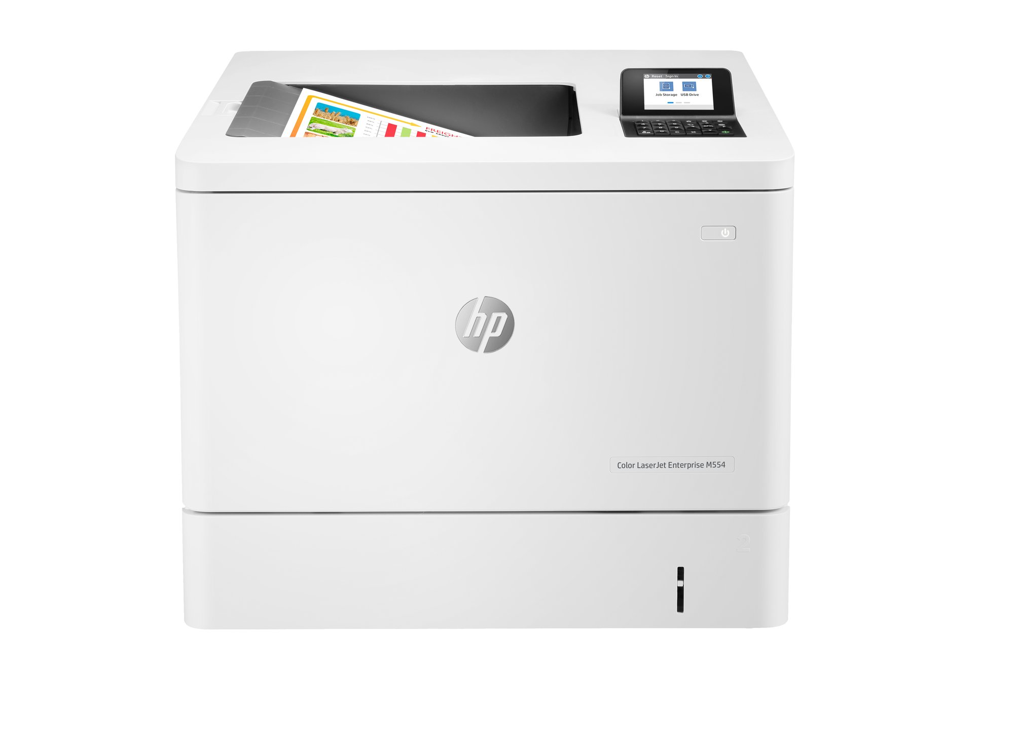 HP Color LaserJet Enterprise M554dn 33ppm Colour Printer HP — view 2