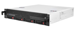 SilverStone RM21-304 mATX 2U 4 Bay Rackmount Case SilverStone — view 2