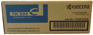 Kyocera TK-584C Cyan Toner Kyocera — view 2