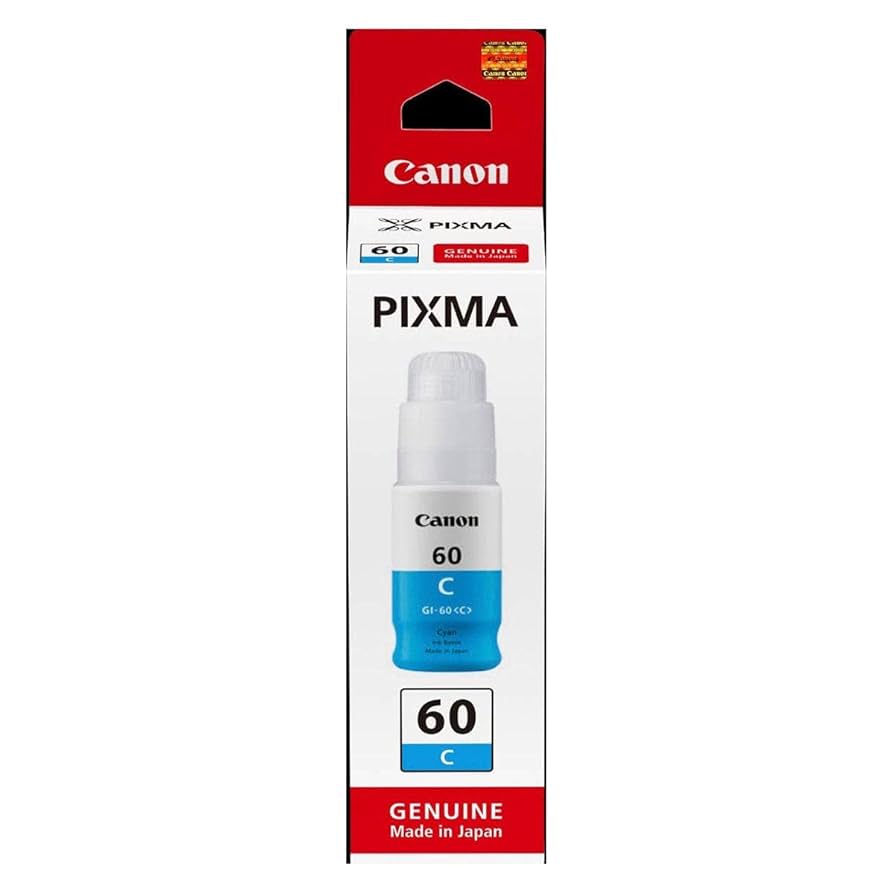 Canon GI60C Cyan Pixma Endurance Ink Bottle Canon — view 2