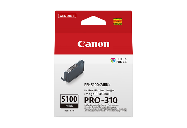 Canon PFI-5100MBK Ink Matte Black Canon — view 2