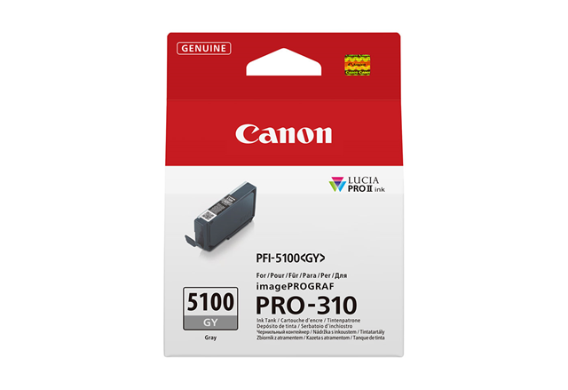 Canon PFI-5100GY Ink Grey Canon — view 2