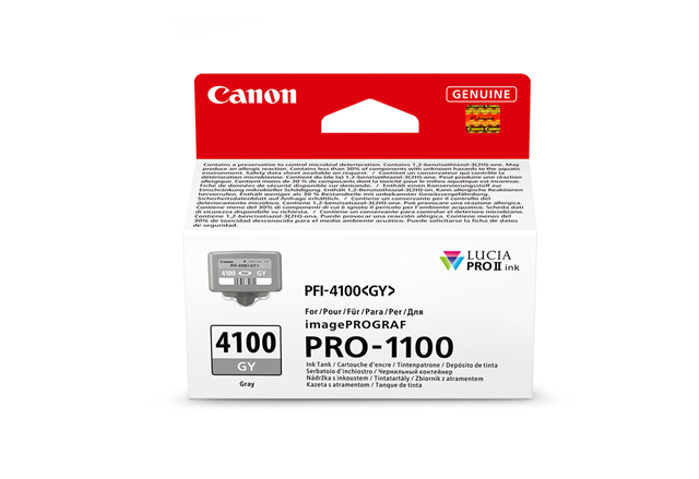 Canon PFI-4100GY Ink Grey Canon — view 2