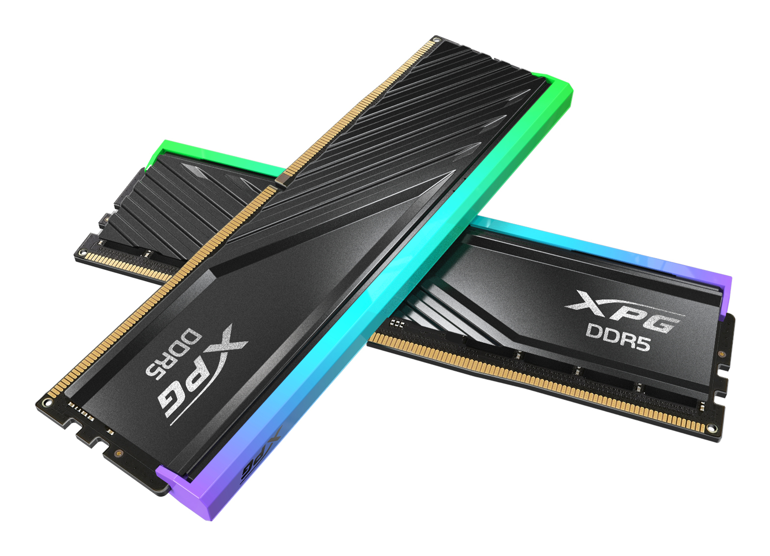 XPG Lancer Blade 16GB (2*8GB) DDR5-5600 C46 DIMM Black RGB Lifetime Adata — view 2