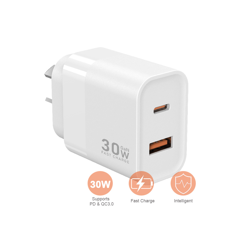Sansai USB A+C WALL Charger- 30W Sansai — view 2