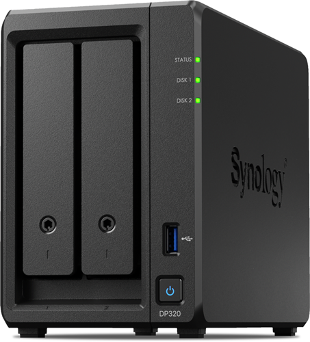 Synology DP320 ActiveProtect 2 Bay NAS Synology — view 2