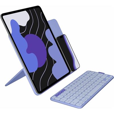 LoLogi Flip Folio for iPad Pro 11" M4/5, iPad Air M2/ 3)-5thGen Lilac Logitech — view 2