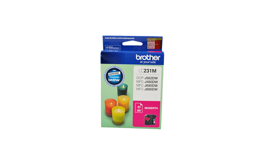 Brother LC231 Magenta Ink Cart Brother — view 2
