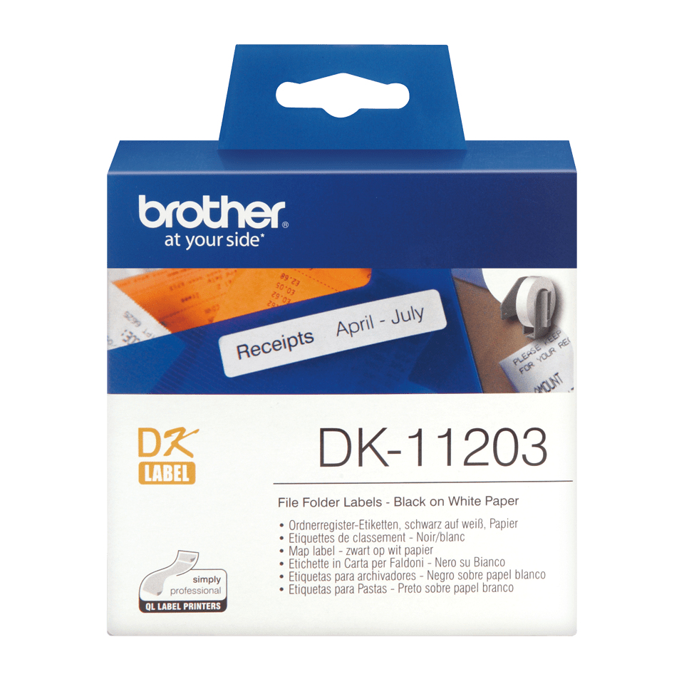 Brother DK11203 White Label Brother — view 4