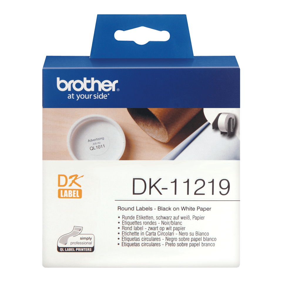 Brother DK11219 White Label Brother — view 3