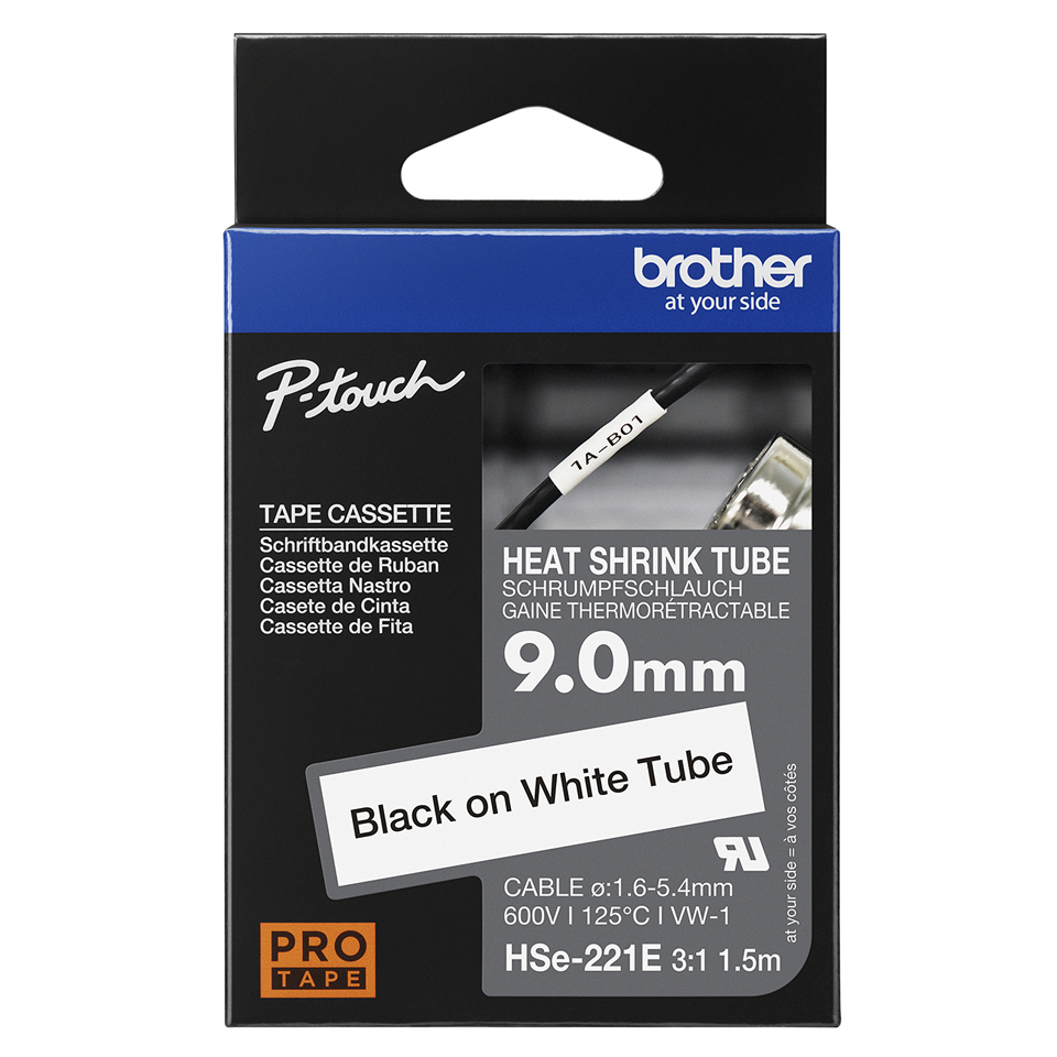 Brother tape black on white Brother — view 3