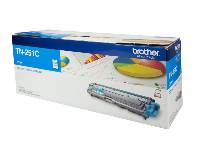 Brother TN251 Cyan Toner Cart Brother — view 2