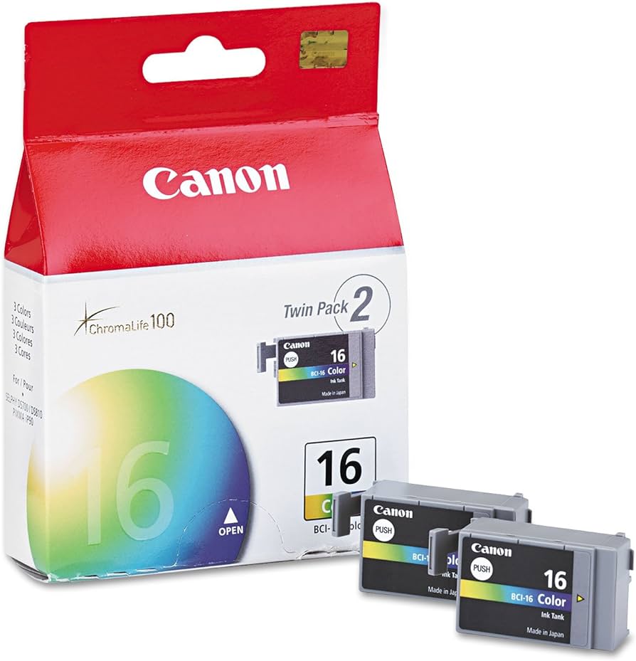 Canon BCI16 Twin Pk Colour Ink Canon — view 2