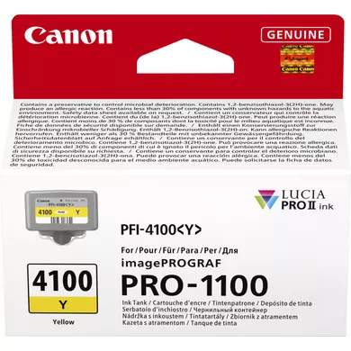 Canon PFI4100 Yellow Ink Cart Canon — view 3