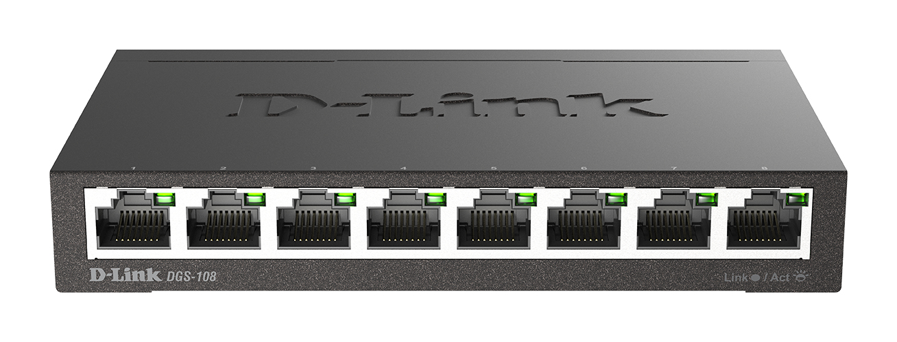 D-LINK DGS-108 Desktop Switch D-Link — view 2
