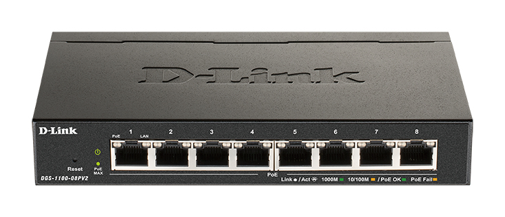 D-LINKDGS-1100-08P PoE Switch D-Link — view 4